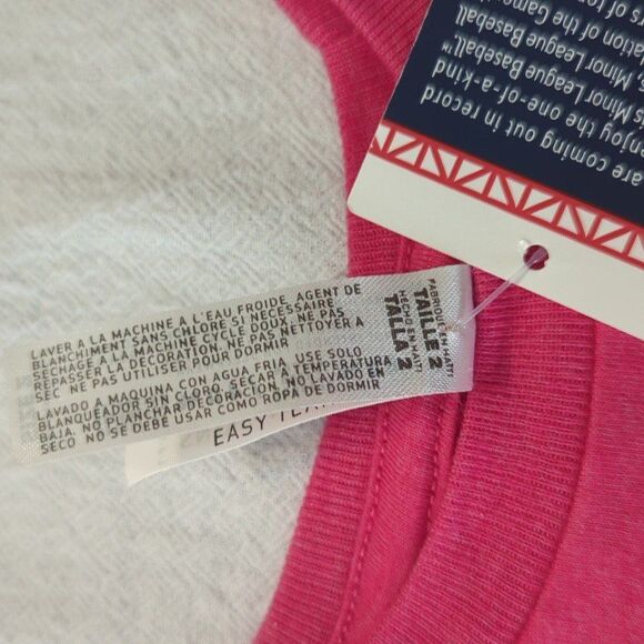 Official MiLB Pawtucket Red Sox Shirt – Pink, Size 2T - Picture 4 of 5